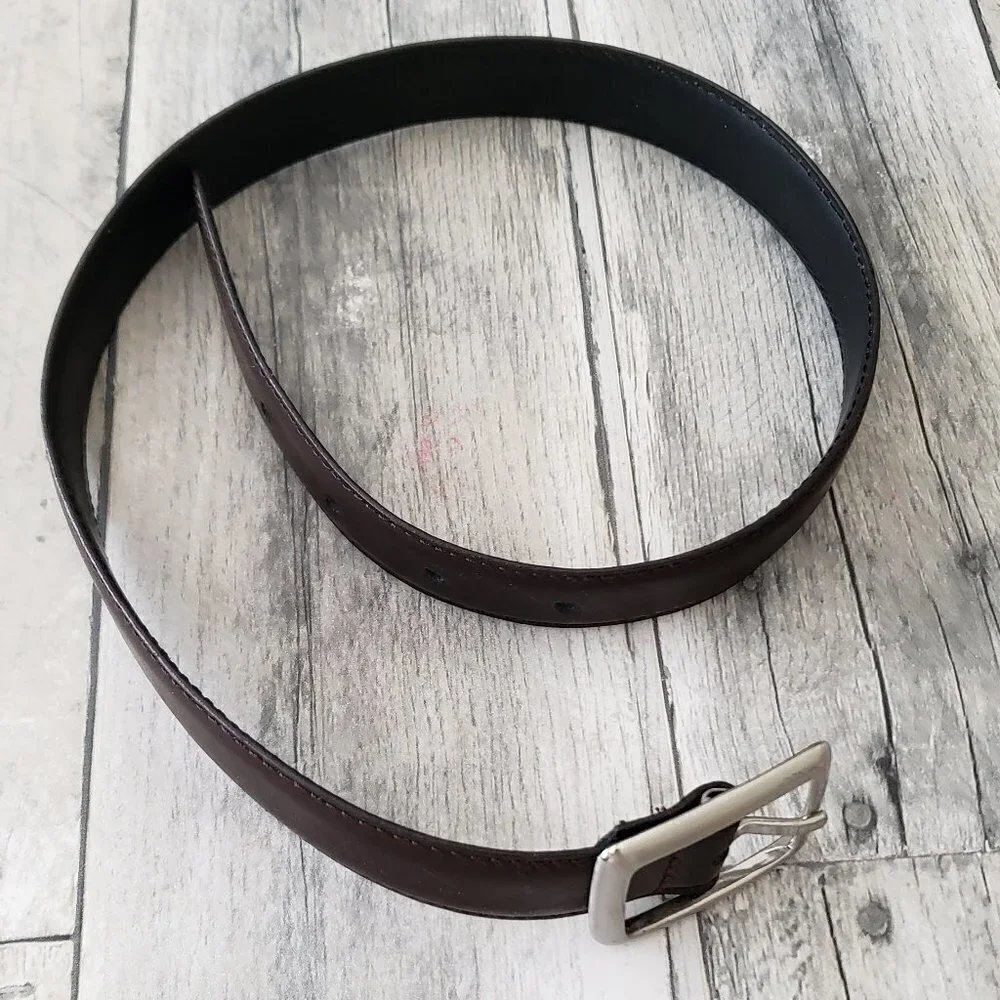 Boys Brown with Sliver Buckle Belt